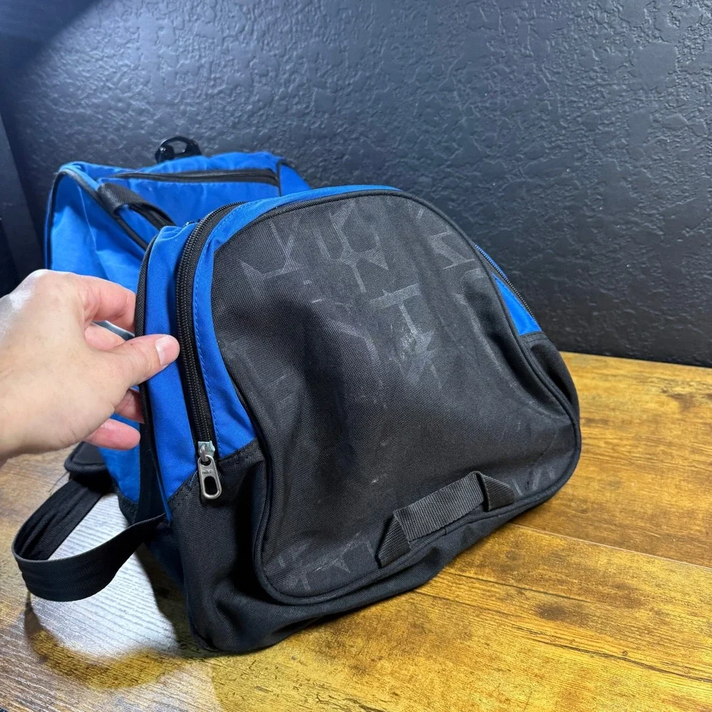 Nike Brasilia Blue Polyester Training Duffel Bag Small Unisex